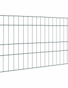 vidaXL Комплект ограда за езеро 5 бр. 100 x 50 cm Стомана Зелен