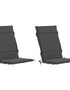 vidaXL Комплект от 2 възглавници за стол с висока облегалка GEMERT
