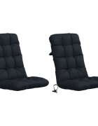 vidaXL Комплект от 2 възглавници за стол с висока облегалка VIANEN