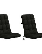 vidaXL Комплект от 2 възглавници за стол с висока облегалка VIANEN