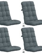 vidaXL Комплект от 4 възглавници за стол с висока облегалка VIANEN