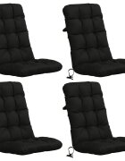 vidaXL Комплект от 4 възглавници за стол с висока облегалка VIANEN