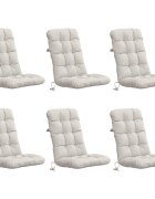 vidaXL Комплект от 6 възглавници за стол с висока облегалка VIANEN