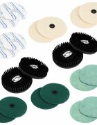 vidaXL Комплект подложки за машина за полиране на под 20 бр. Ø 14 cm