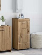 vidaXL Комплект шкафове за баня TULUM Дъб 37 x 315 x 82 см