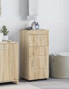 vidaXL Комплект шкафове за баня TULUM Сонома дъб 37 x 315 x 82 см