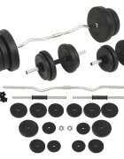 vidaXL Комплект щанга и дъмбели 60 кг