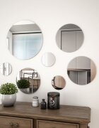 vidaXL Комплект стенни огледала от 7 части кръгли