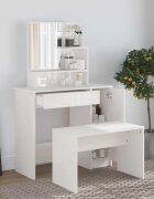 vidaXL Комплект тоалеткабял гланц 865x35x136 см