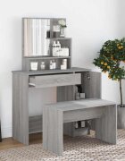 vidaXL Комплект тоалеткасив сонома 865x35x136 см