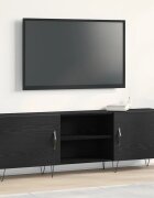 vidaXL Комплект ТВ шкаф 150 x 30 x 50 cm Черния дъб