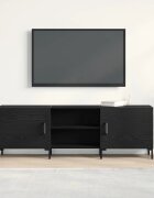 vidaXL Комплект ТВ шкаф 150 x 30 x 50 cm Черния дъб