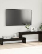 vidaXL Комплект ТВ шкаф 1805 x 30 x 43 см Черния дъб