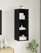 vidaXL Комплект ТВ шкаф 37 x 37 x 107 см Черния дъб
