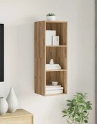 vidaXL Комплект ТВ шкаф 37 x 37 x 107 см Дъб Инженерна дървесина
