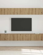 vidaXL Комплект ТВ шкаф 5 бр. Дъб Инженерна дървесина