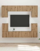 vidaXL Комплект ТВ шкаф 5 бр. Дъб Инженерна дървесина