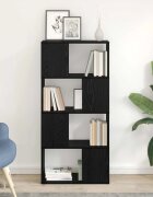 vidaXL Комплект ТВ шкаф 60 x 24 x 1255 см Черно Инженерна дървесина