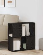 vidaXL Комплект ТВ шкаф 60 x 24 x 63 cm Черно Инженерна дървесина