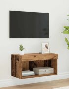 vidaXL Комплект ТВ шкаф 60 x 30 x 30 cm Старо дърво