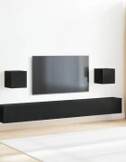 vidaXL Комплект ТВ шкаф 7 pcs Черния дъб 100 x 30 x 30 cm