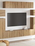 vidaXL Комплект ТВ шкаф 8 pcs Кафяво Инженерно дърво
