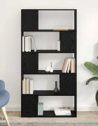 vidaXL Комплект ТВ шкаф 80 x 24 x 156 см Черно Инженерна дървесина