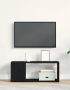 vidaXL Комплект ТВ шкаф 80 x 24 x 32 cm Черния дъб Инженерна дървесина