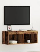 vidaXL Комплект ТВ шкаф 80 x 30 x 30 см Старо дърво