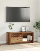 vidaXL Комплект ТВ шкаф 90 x 35 x 40 см Старо дърво