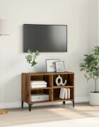 vidaXL Комплект ТВ шкаф Кафяво Инженерен дървен материал