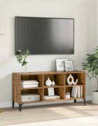 vidaXL Комплект ТВ шкаф Монтиране на стена Кафяво 1035 x 30 x 50 см