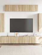 vidaXL Комплект ТВ шкафове от 6 части дъб сонома инженерно дърво