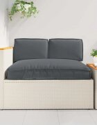 vidaXL Комплект възглавници Оксфордска тъкан Антрацит 120 x 80 x 52 см