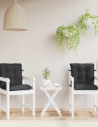 vidaXL Комплект възглавници за нискокачествен стол 2 бр. Полиестер