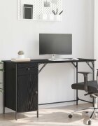 vidaXL Компютърно бюро Черния дъб 131 x 48 x 75 см Инженерна дървесина