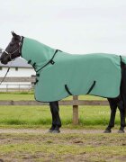 vidaXL Конско одеяло Специално зелено 85 cm Полиестерен флийс