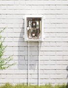 vidaXL Контролен шкаф Сив 32 x 13 x 33 см ABS пластмаса