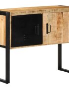 vidaXL Конзолен шкаф 90x35x75 cm Масивна груба дървесина Манго