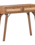 vidaXL Конзолна маса 100x35x76 см мангово дърво масив