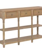 vidaXL Конзолна маса 110x30x76 см инженерно дърво