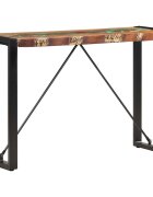vidaXL Конзолна маса 110x35x76 см регенерирано дърво масив