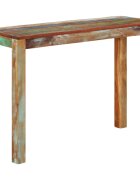 vidaXL Конзолна маса 110x35x76 см регенерирано дърво масив