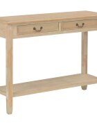vidaXL Конзолна маса 110x35x80 cм дърво