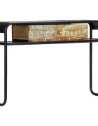 vidaXL Конзолна маса 118x30x75 cм регенерирано дърво масив