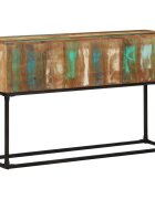vidaXL Конзолна маса 120x30x75 cм регенерирано дърво масив