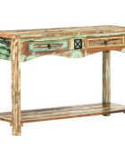 vidaXL Конзолна маса 120x40x75 см регенерирано дърво масив