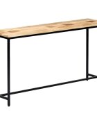 vidaXL Конзолна маса 140x35x76 cм мангово дърво масив