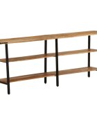 vidaXL Конзолна маса 180x35x70 см мангово дърво масив
