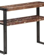 vidaXL Конзолна маса 90x30x75 см регенерирано дърво масив